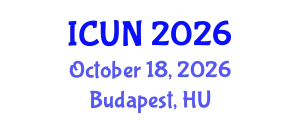 International Conference on Urology and Nephrology (ICUN) October 18, 2026 - Budapest, Hungary