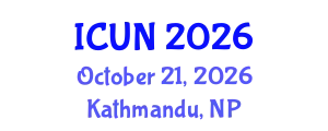 International Conference on Urology and Nephrology (ICUN) October 21, 2026 - Kathmandu, Nepal
