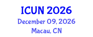 International Conference on Urology and Nephrology (ICUN) December 09, 2026 - Macau, China