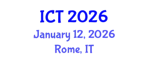 International Conference on Tuberculosis (ICT) January 12, 2026 - Rome, Italy