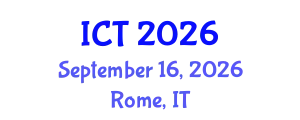 International Conference on Tuberculosis (ICT) September 16, 2026 - Rome, Italy