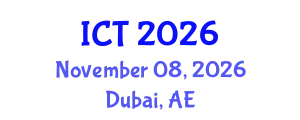 International Conference on Tuberculosis (ICT) November 08, 2026 - Dubai, United Arab Emirates