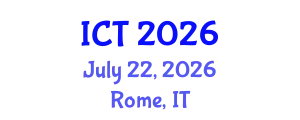 International Conference on Tuberculosis (ICT) July 22, 2026 - Rome, Italy