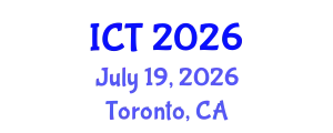 International Conference on Tuberculosis (ICT) July 19, 2026 - Toronto, Canada