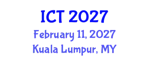 International Conference on Tuberculosis (ICT) February 11, 2027 - Kuala Lumpur, Malaysia