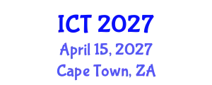 International Conference on Tuberculosis (ICT) April 15, 2027 - Cape Town, South Africa