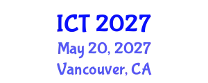 International Conference on Tuberculosis (ICT) May 20, 2027 - Vancouver, Canada