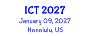 International Conference on Tuberculosis (ICT) January 09, 2027 - Honolulu, United States