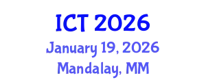International Conference on Tuberculosis (ICT) January 19, 2026 - Mandalay, Myanmar