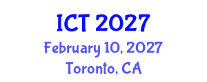International Conference on Tuberculosis (ICT) February 10, 2027 - Toronto, Canada