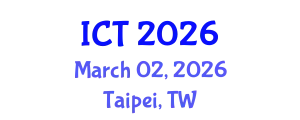 International Conference on Tuberculosis (ICT) March 02, 2026 - Taipei, Taiwan