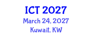 International Conference on Tuberculosis (ICT) March 24, 2027 - Kuwait, Kuwait