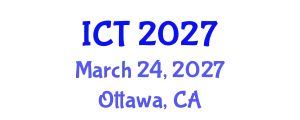 International Conference on Tuberculosis (ICT) March 24, 2027 - Ottawa, Canada