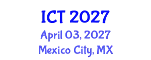International Conference on Tuberculosis (ICT) April 03, 2027 - Mexico City, Mexico