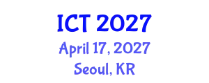 International Conference on Tuberculosis (ICT) April 17, 2027 - Seoul, Republic of Korea