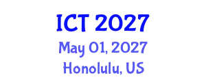 International Conference on Tuberculosis (ICT) May 01, 2027 - Honolulu, United States