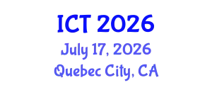International Conference on Tuberculosis (ICT) July 17, 2026 - Quebec City, Canada