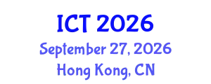 International Conference on Tuberculosis (ICT) September 27, 2026 - Hong Kong, China
