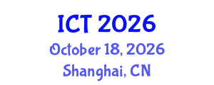 International Conference on Tuberculosis (ICT) October 18, 2026 - Shanghai, China