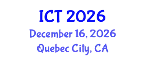 International Conference on Tuberculosis (ICT) December 16, 2026 - Quebec City, Canada