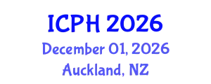 International Conference on Public Health (ICPH) December 01, 2026 - Auckland, New Zealand