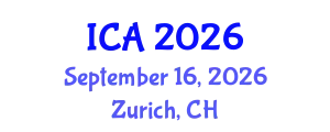 International Conference on Anaesthesia (ICA) September 16, 2026 - Zurich, Switzerland