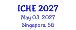 International Conference on Hydrogen Energy (ICHE) May 03, 2027 - Singapore, Singapore