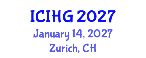 International Conference on Isotope Hydrology and Geochemistry (ICIHG) January 14, 2027 - Zurich, Switzerland