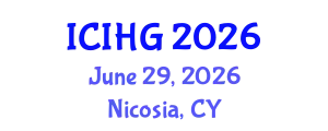 International Conference on Isotope Hydrology and Geochemistry (ICIHG) June 29, 2026 - Nicosia, Cyprus