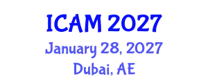 International Conference on Agile Manufacturing (ICAM) January 28, 2027 - Dubai, United Arab Emirates