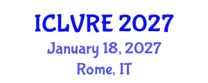International Conference on Low-Volume Roads Engineering (ICLVRE) January 18, 2027 - Rome, Italy