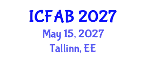 International Conference on Food and Agricultural Biotechnology (ICFAB) May 15, 2027 - Tallinn, Estonia