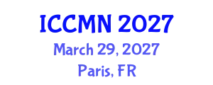 International Conference on Computational and Mathematical Neuroscience (ICCMN) March 29, 2027 - Paris, France