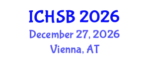 International Conference on Health, Sport and Bioscience (ICHSB) December 27, 2026 - Vienna, Austria