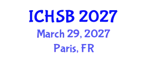 International Conference on Health, Sport and Bioscience (ICHSB) March 29, 2027 - Paris, France