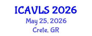 International Conference on Agriculture, Veterinary and Life Sciences (ICAVLS) May 25, 2026 - Crete, Greece