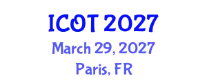 International Conference on Occupational Therapy (ICOT) March 29, 2027 - Paris, France