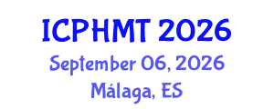 International Conference on Public Health and Medical Technology (ICPHMT) September 06, 2026 - Málaga, Spain
