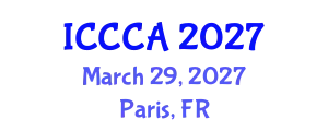 International Conference on Coordination Chemistry and Applications (ICCCA) March 29, 2027 - Paris, France