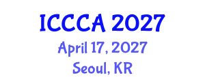 International Conference on Coordination Chemistry and Applications (ICCCA) April 17, 2027 - Seoul, Republic of Korea