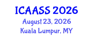 International Conference on Astronomy, Astrophysics and Space Science (ICAASS) August 23, 2026 - Kuala Lumpur, Malaysia