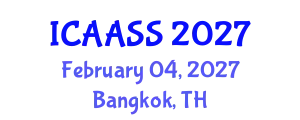 International Conference on Astronomy, Astrophysics and Space Science (ICAASS) February 04, 2027 - Bangkok, Thailand
