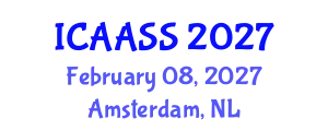 International Conference on Astronomy, Astrophysics and Space Science (ICAASS) February 08, 2027 - Amsterdam, Netherlands