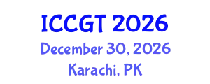 International Conference on Combinatorics and Graph Theory (ICCGT) December 30, 2026 - Karachi, Pakistan