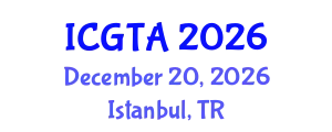International Conference on Geometry, Topology and Applications (ICGTA) December 20, 2026 - Istanbul, Turkey