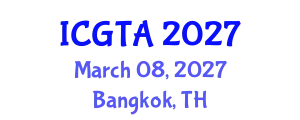 International Conference on Geometry, Topology and Applications (ICGTA) March 08, 2027 - Bangkok, Thailand