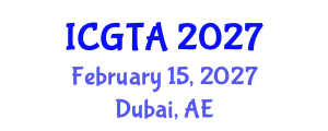 International Conference on Geometry, Topology and Applications (ICGTA) February 15, 2027 - Dubai, United Arab Emirates