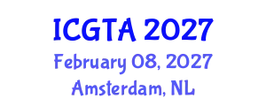 International Conference on Geometry, Topology and Applications (ICGTA) February 08, 2027 - Amsterdam, Netherlands