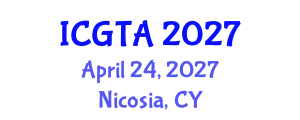 International Conference on Geometry, Topology and Applications (ICGTA) April 24, 2027 - Nicosia, Cyprus