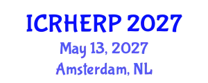 International Conference on Radiation Health Effects and Radiation Protection (ICRHERP) May 13, 2027 - Amsterdam, Netherlands